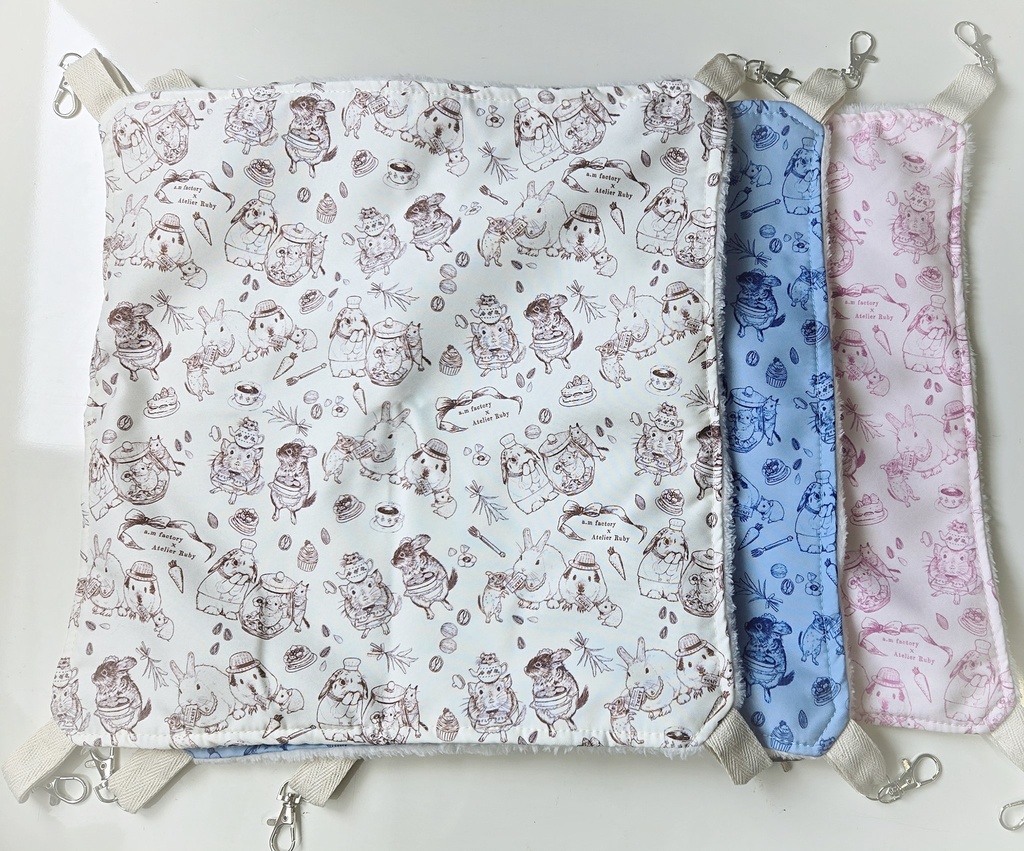 小動物用ハンモック大 a.m factory×AtelierRuby