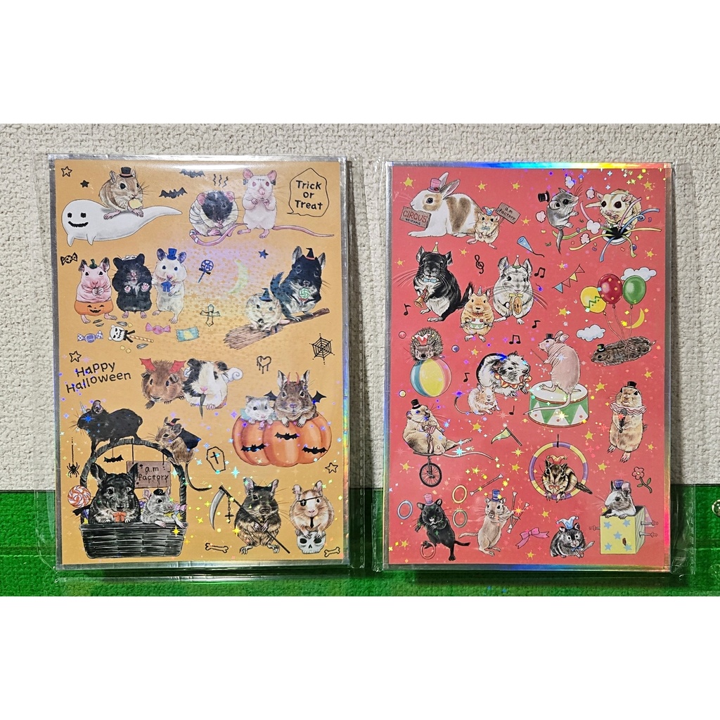 サイン入りイラスト色紙5種類