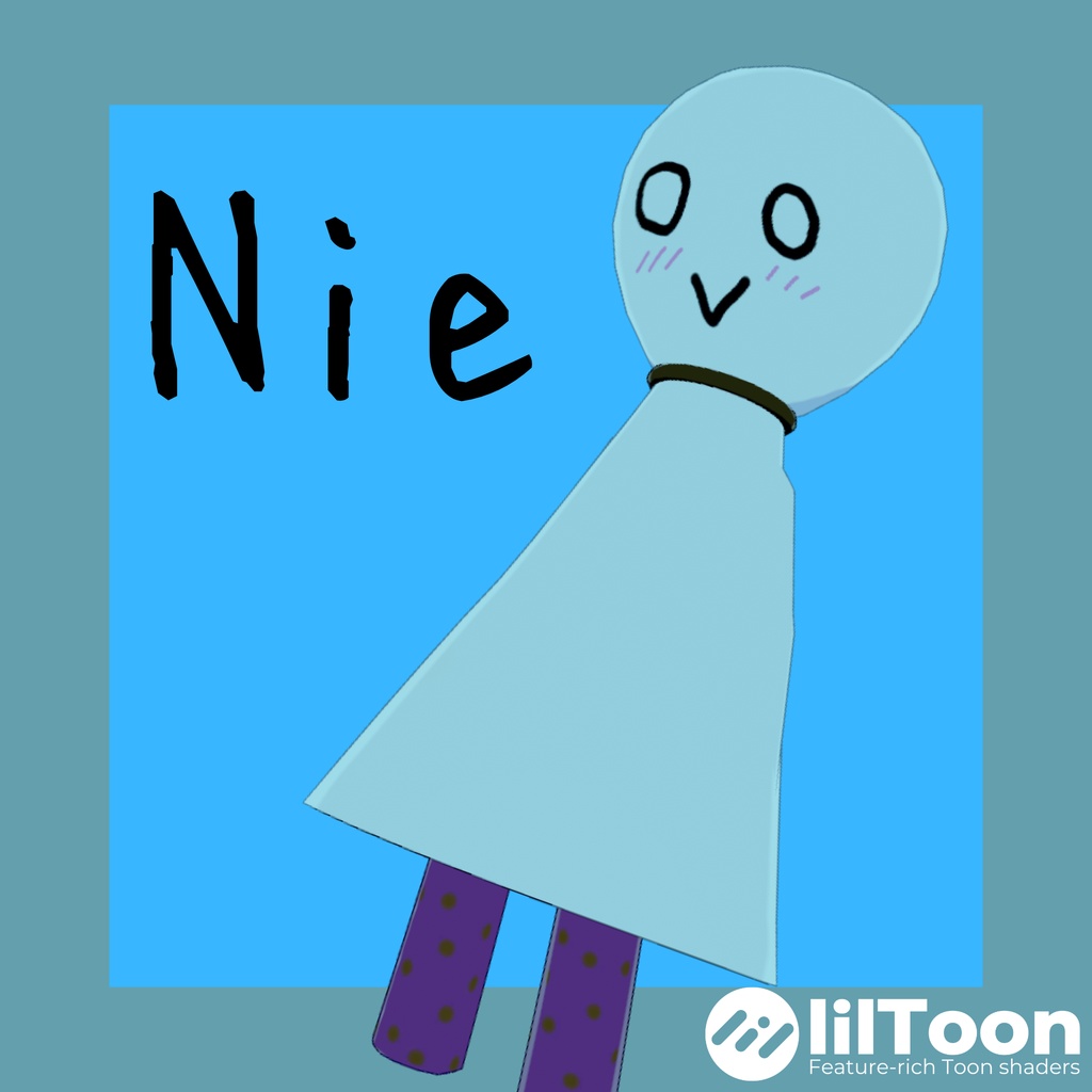 VRChat向け3Dモデル 「Nie」