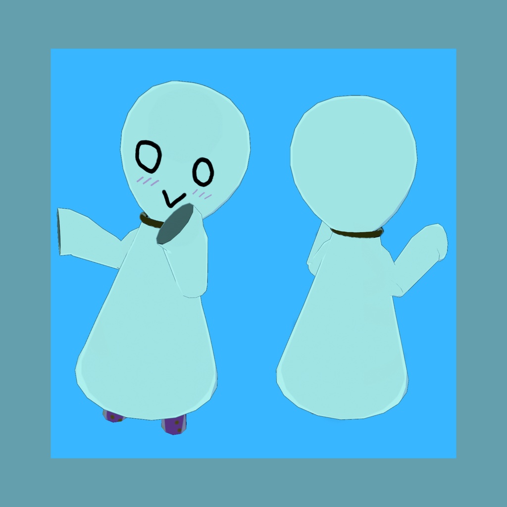 VRChat向け3Dモデル 「Nie」