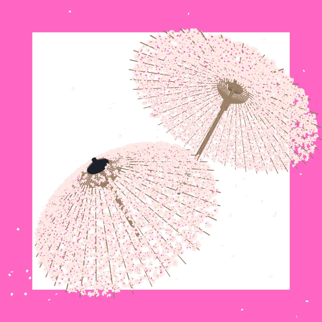 VRChat向け3Dモデル「貴儚の番傘 ~キボウノバンガサ~」