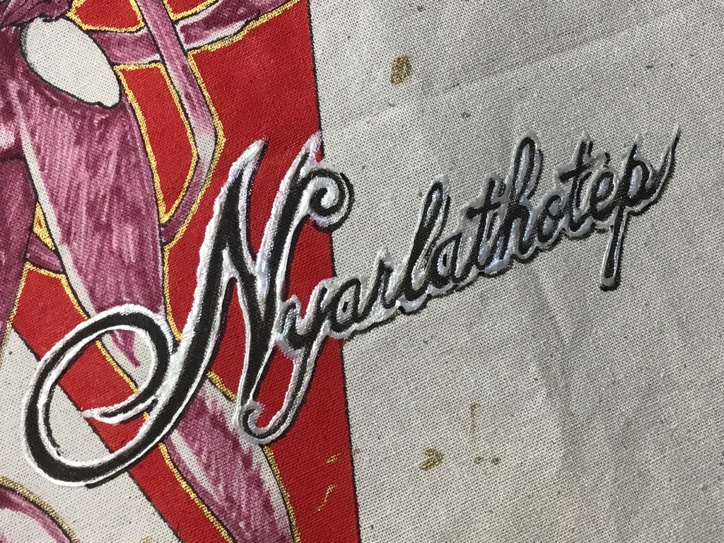 ドローイング布バッグ