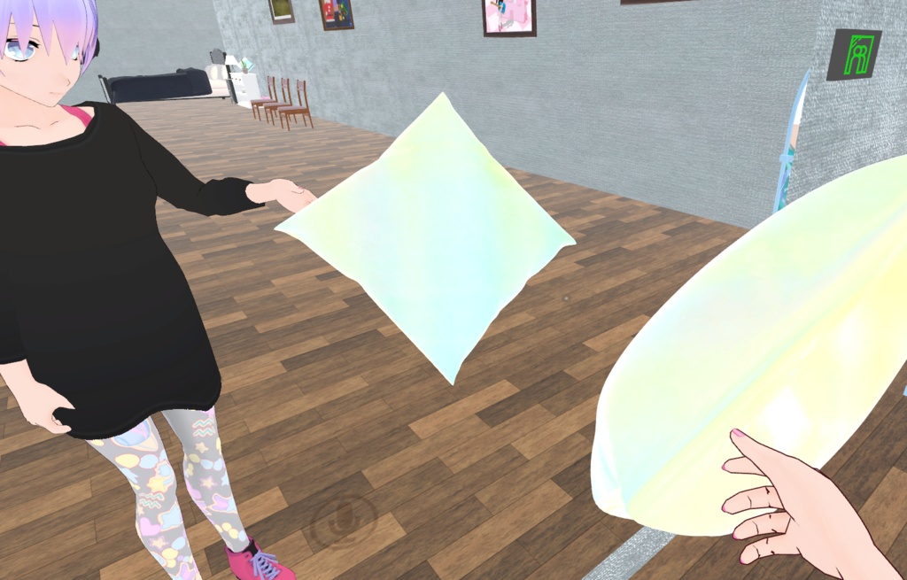 ただのクッション【無料VRChat小物】