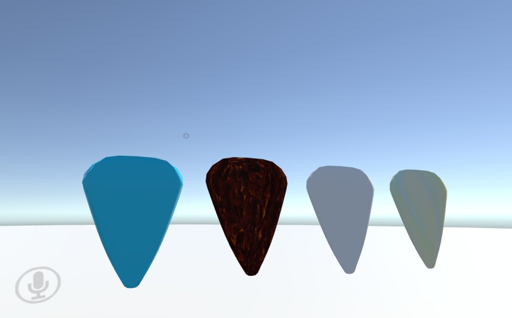 ただのピック×4【無料VRChat小物】