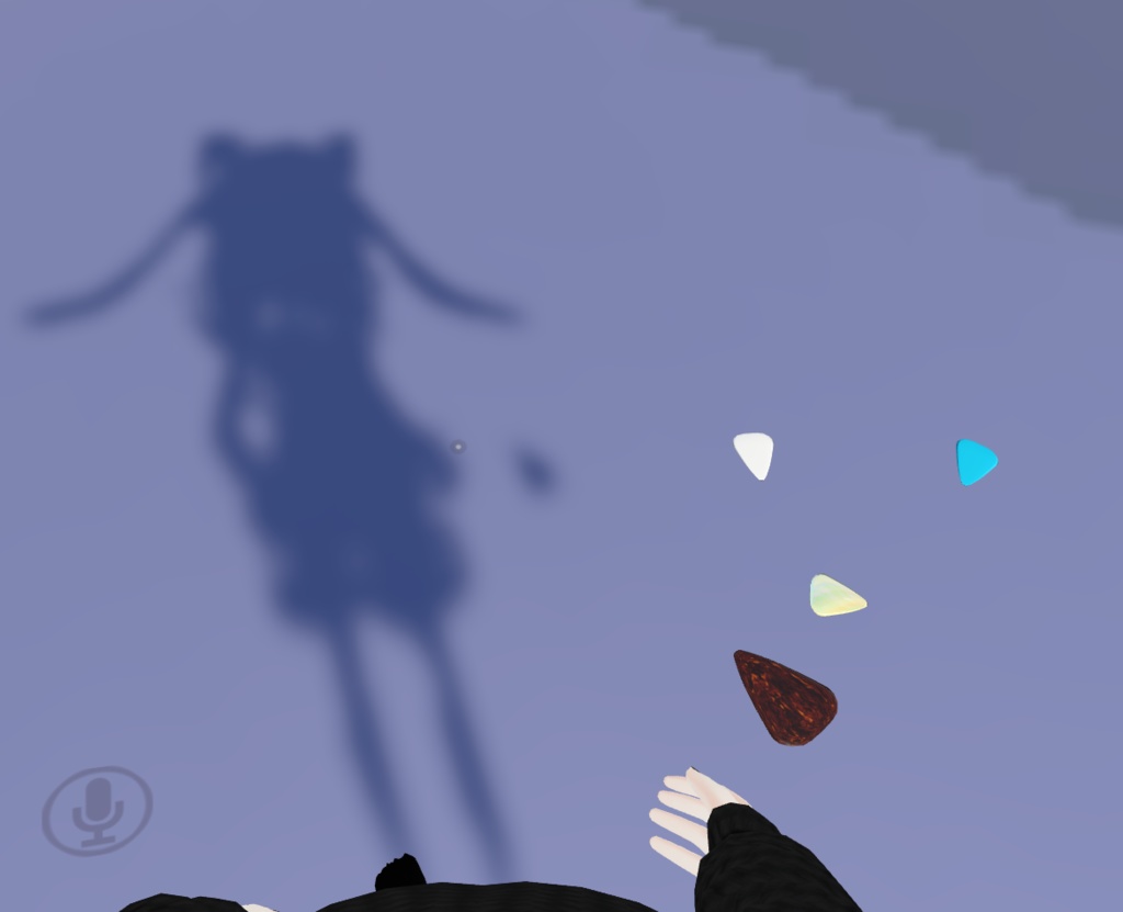 ただのピック×４【無料VRChat小物】