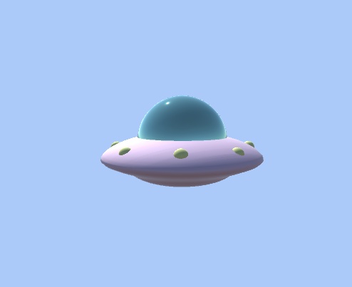 UFO 3Dモデル【 VRChat / cluster想定】