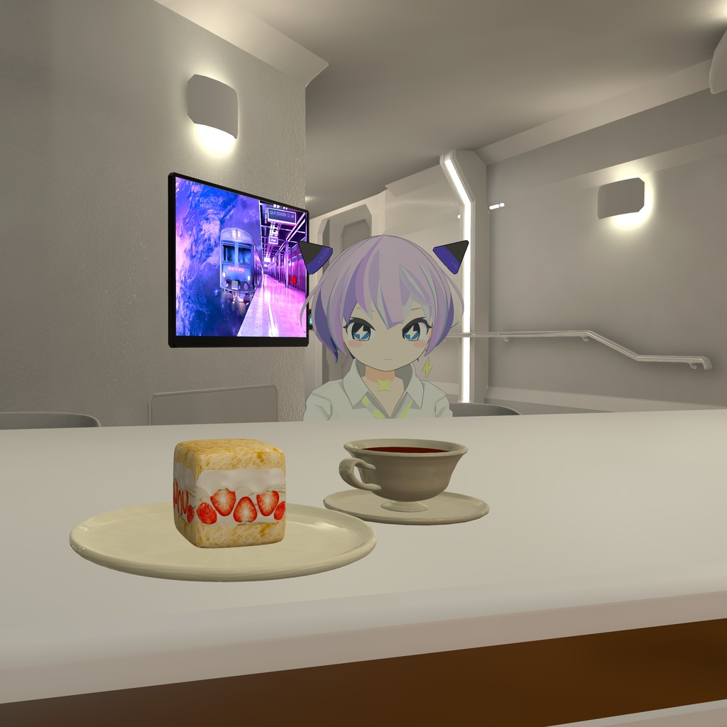 キューブケーキ【3Dモデル】