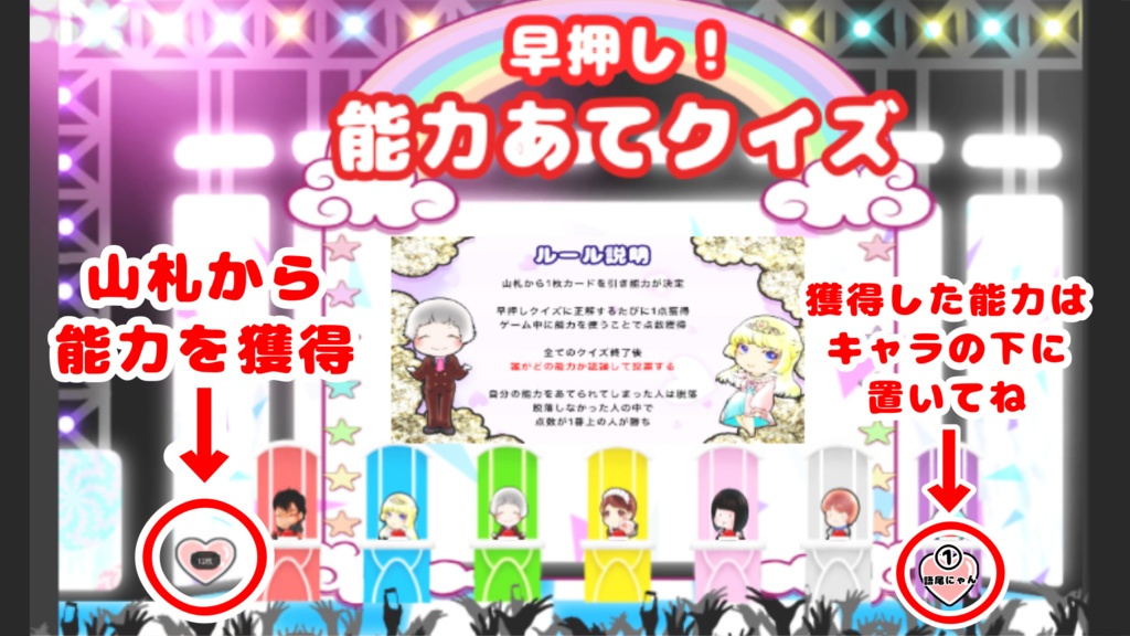 ボードゲーム【能力あてクイズ】