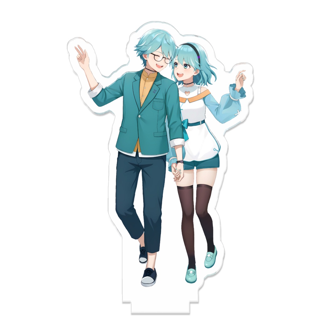 つながるアクスタ「水出蒼輝&空音」