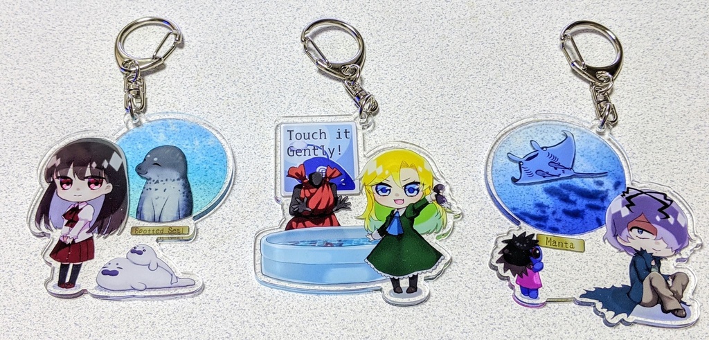 【Ib×水族館】アクリルキーホルダー