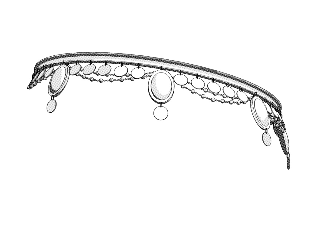 カリムの飾り輪(冠)(クリスタ専用)
