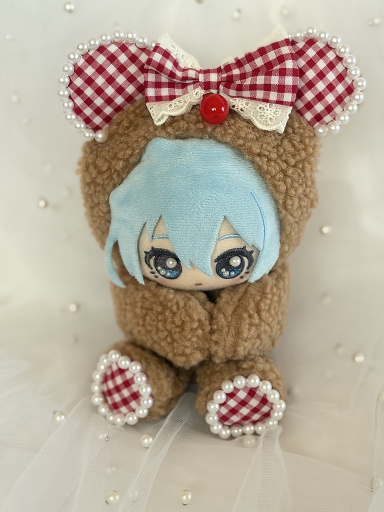 【即納品】Kyururun Bear おすわりきぐるみ 11~13㎝ぬい対応