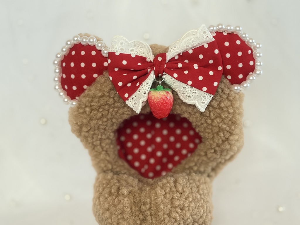 【即納品】Kyururun Bear おすわりきぐるみ 11~13㎝ぬい対応