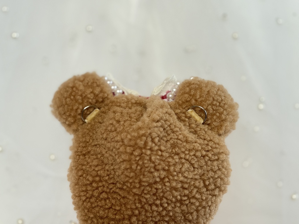 【即納品】Kyururun Bear おすわりきぐるみ 11~13㎝ぬい対応