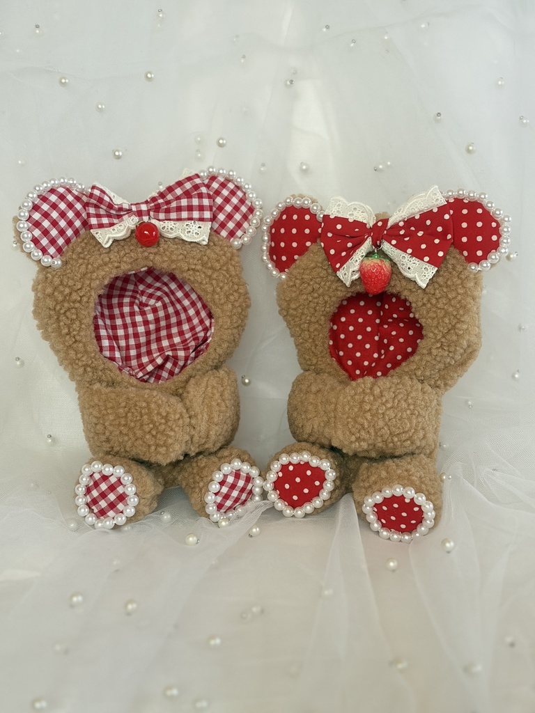 【即納品】Kyururun Bear　おすわりきぐるみ　11～13㎝ぬい対応