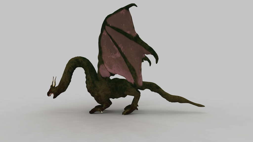 ドラゴン(3Dモデル)