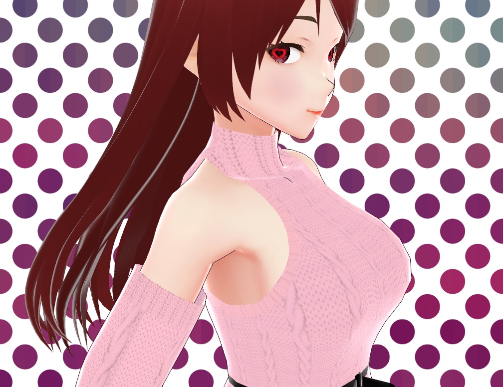 Vroid model with Knit Sweater