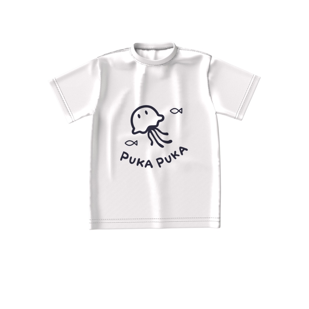 ビッグシルエットTシャツ《PUKA PUKA Tシャツ》甘沖とゆ