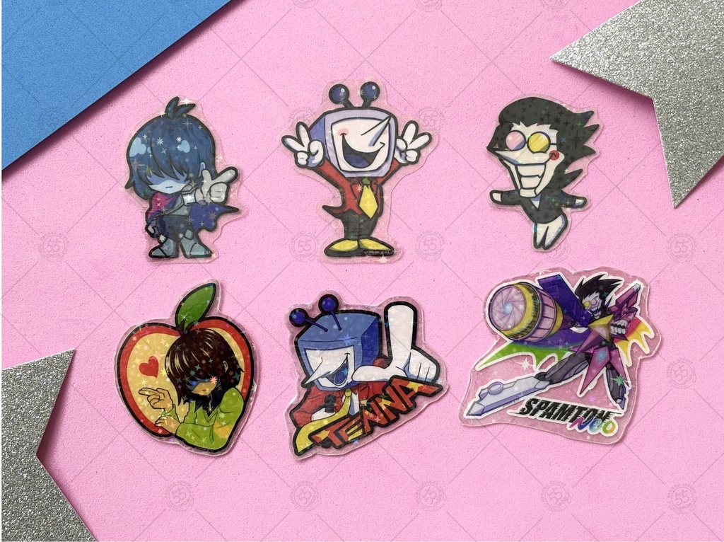 キラキラ✴︎クリアステッカー(B品)