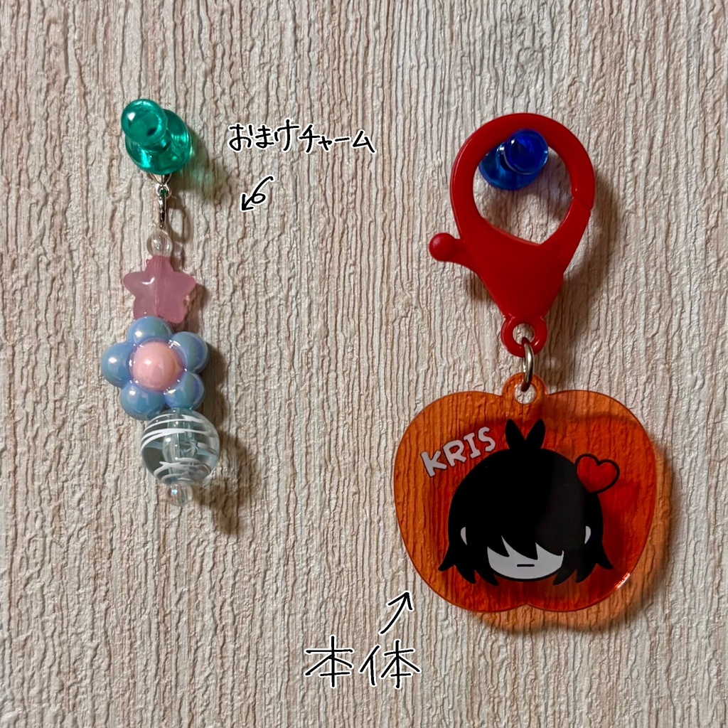 りんご飴アクキー