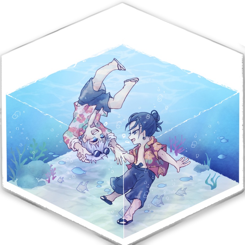五夏五アクキー - memikun - BOOTH