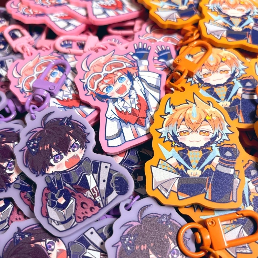 珍走団アクリルキーホルダー