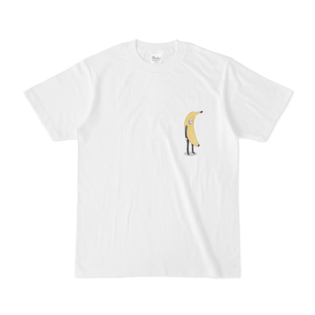 ワンポイント柄Tシャツ-バナナりんふぇい-