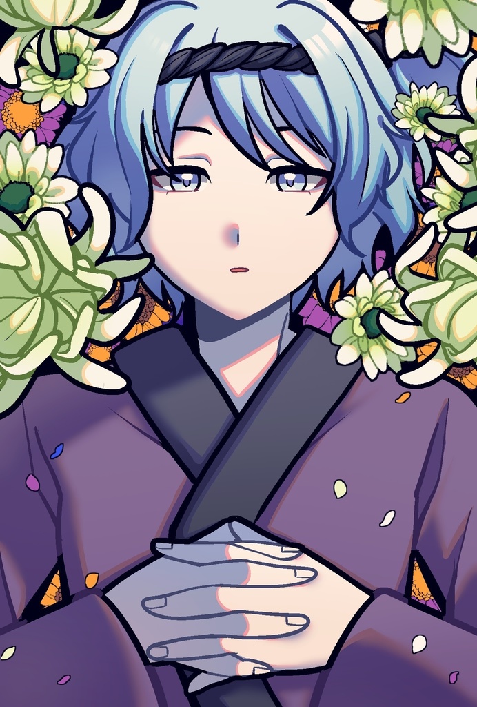 藤原伊代真️🩵葬式レンチキュラーカード🩵