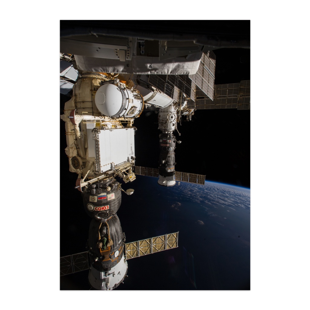 ISS 国際宇宙ステーション NASA許諾済み宇宙ポスター
