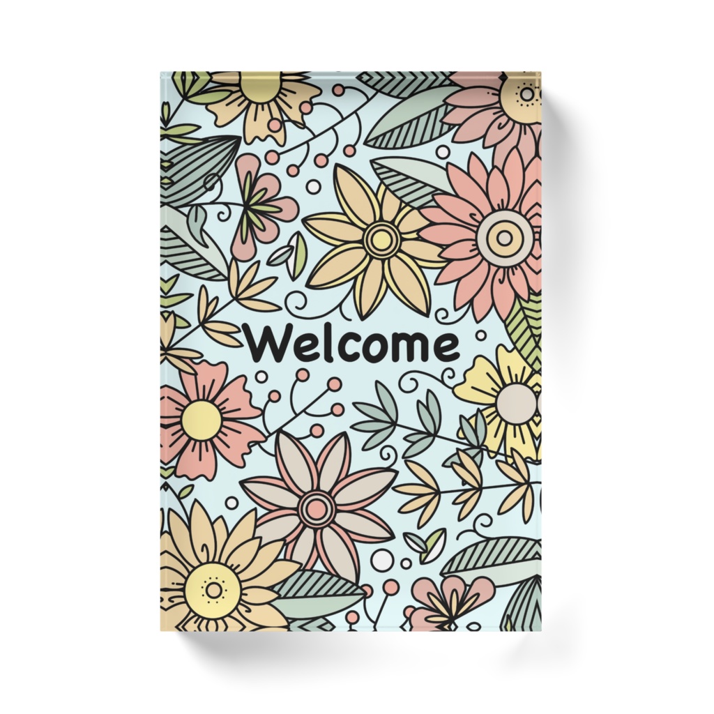 アクリルブロック【welcome】