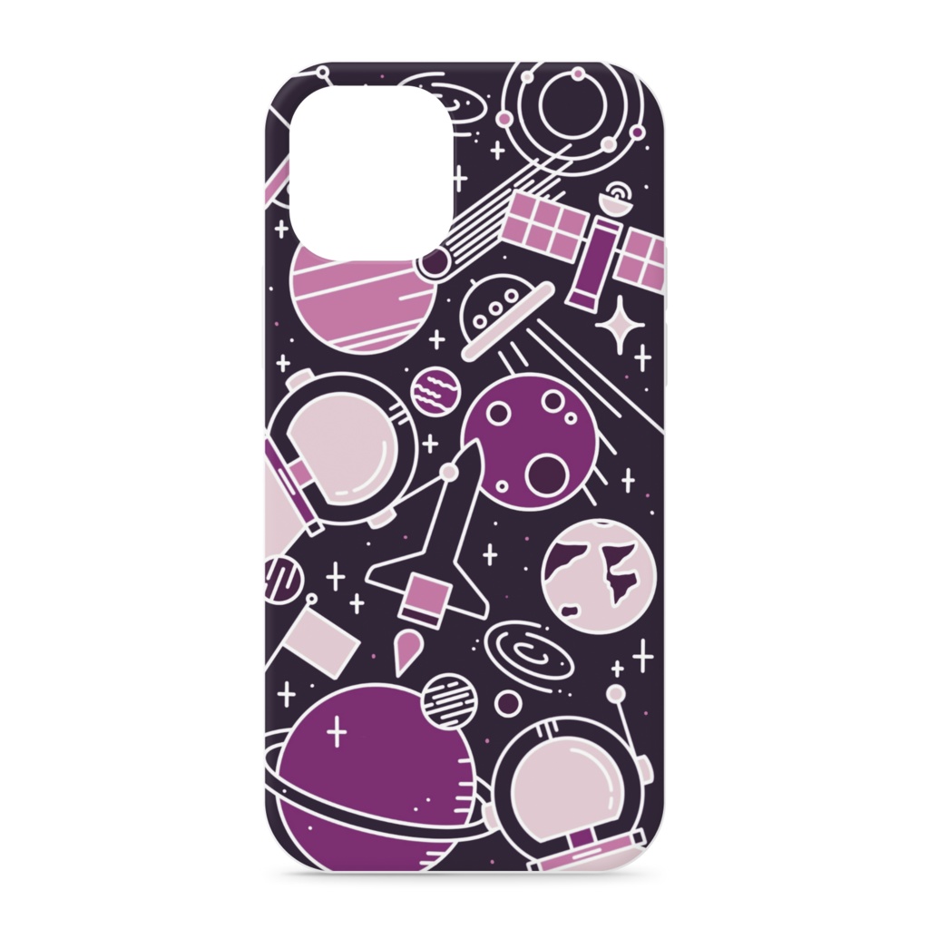 iPhoneケース【space/pink】