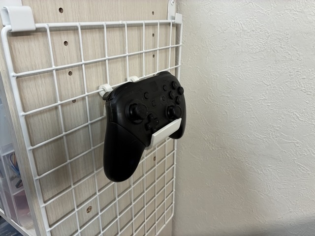 ゲームコントローラー壁掛けフック(Nintendo Switch タイプ) 3Dモデル