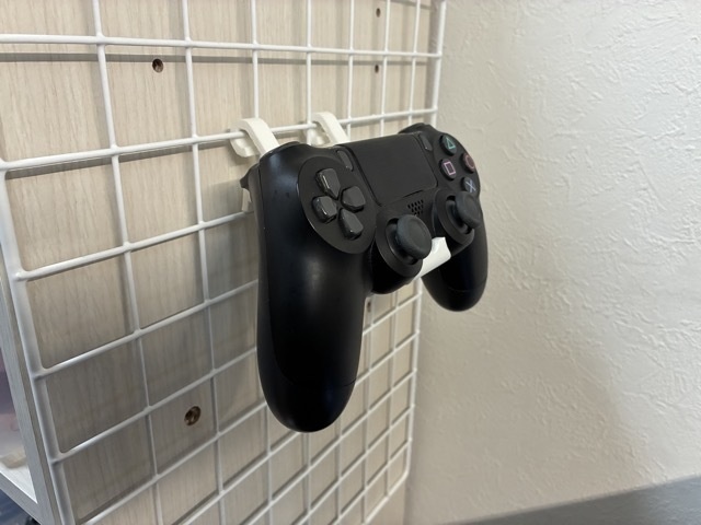 ゲームコントローラー壁掛けフック(DUAL SHOCK4 タイプ) 3Dモデル