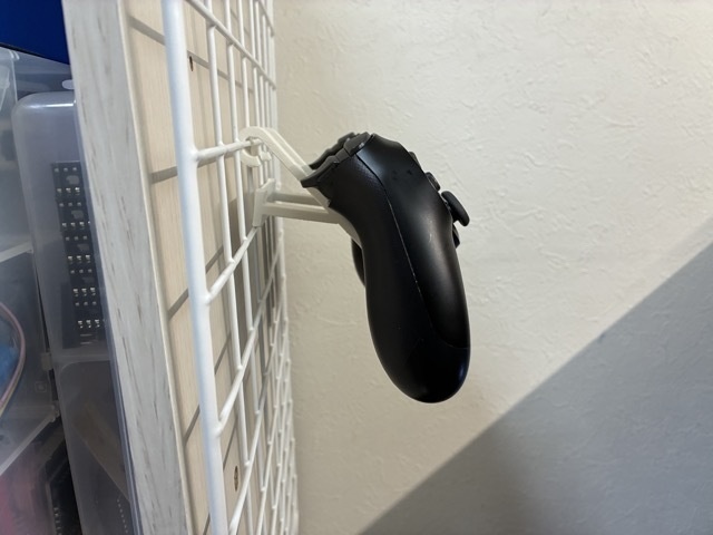 ゲームコントローラー壁掛けフック(DUAL SHOCK4 タイプ) 3Dモデル