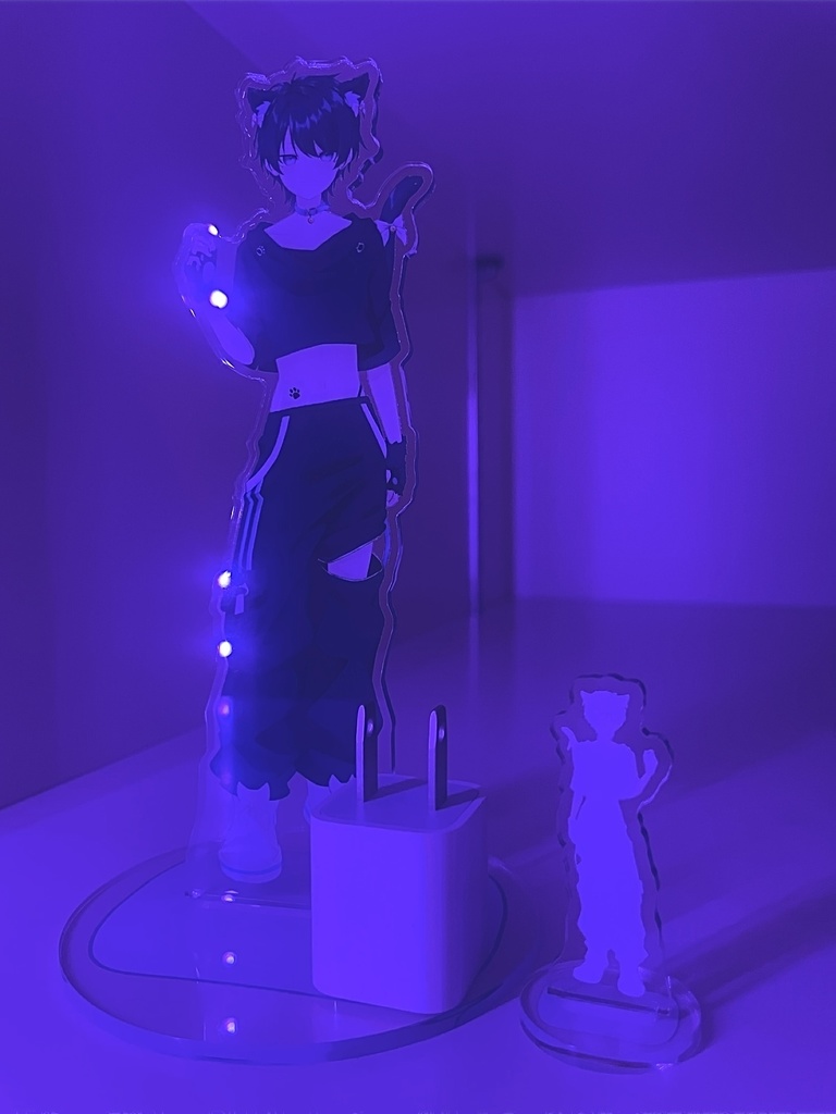 キャットでキュートなVTuberのアクスタ