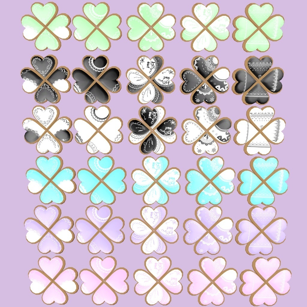 レース柄アイシングクッキーセット