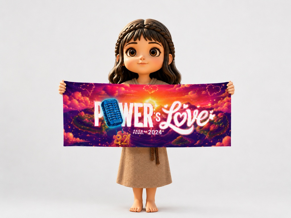 POWER'S LOVEフェイスタオル