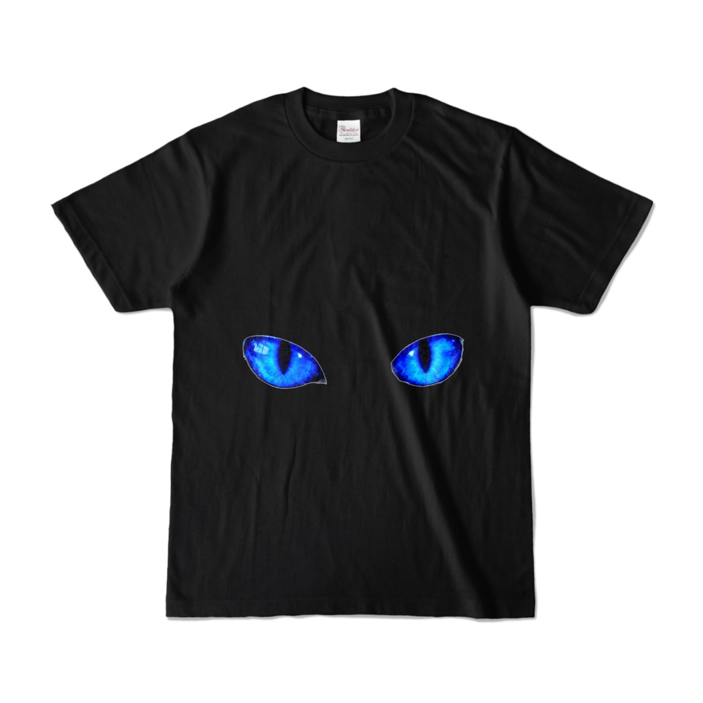 クロネコたま 青い瞳 Tシャツ