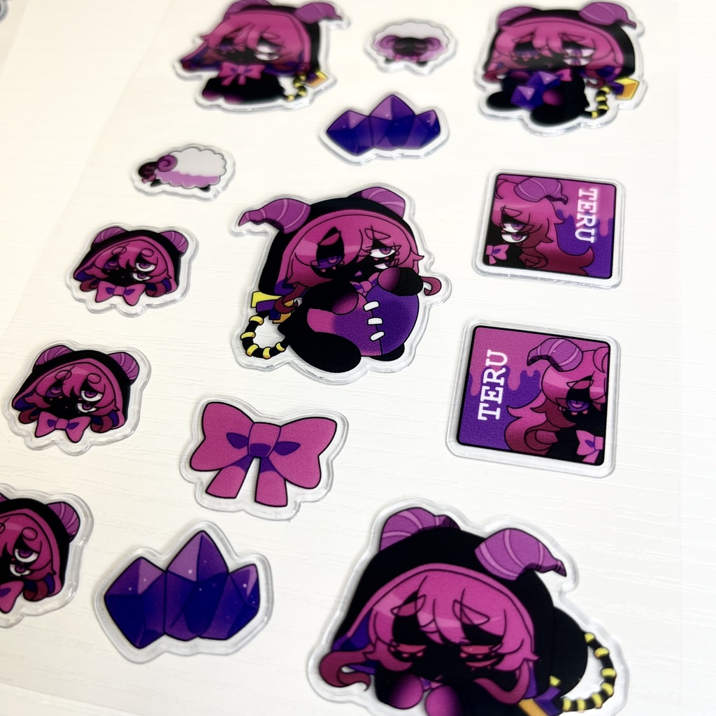 【自創作】ぷっくりシール
