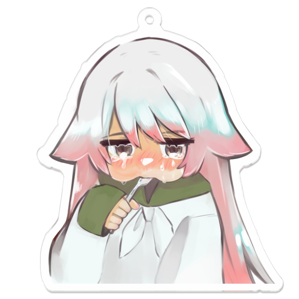 脱柵プリンちゃんアクリルキーホルダー