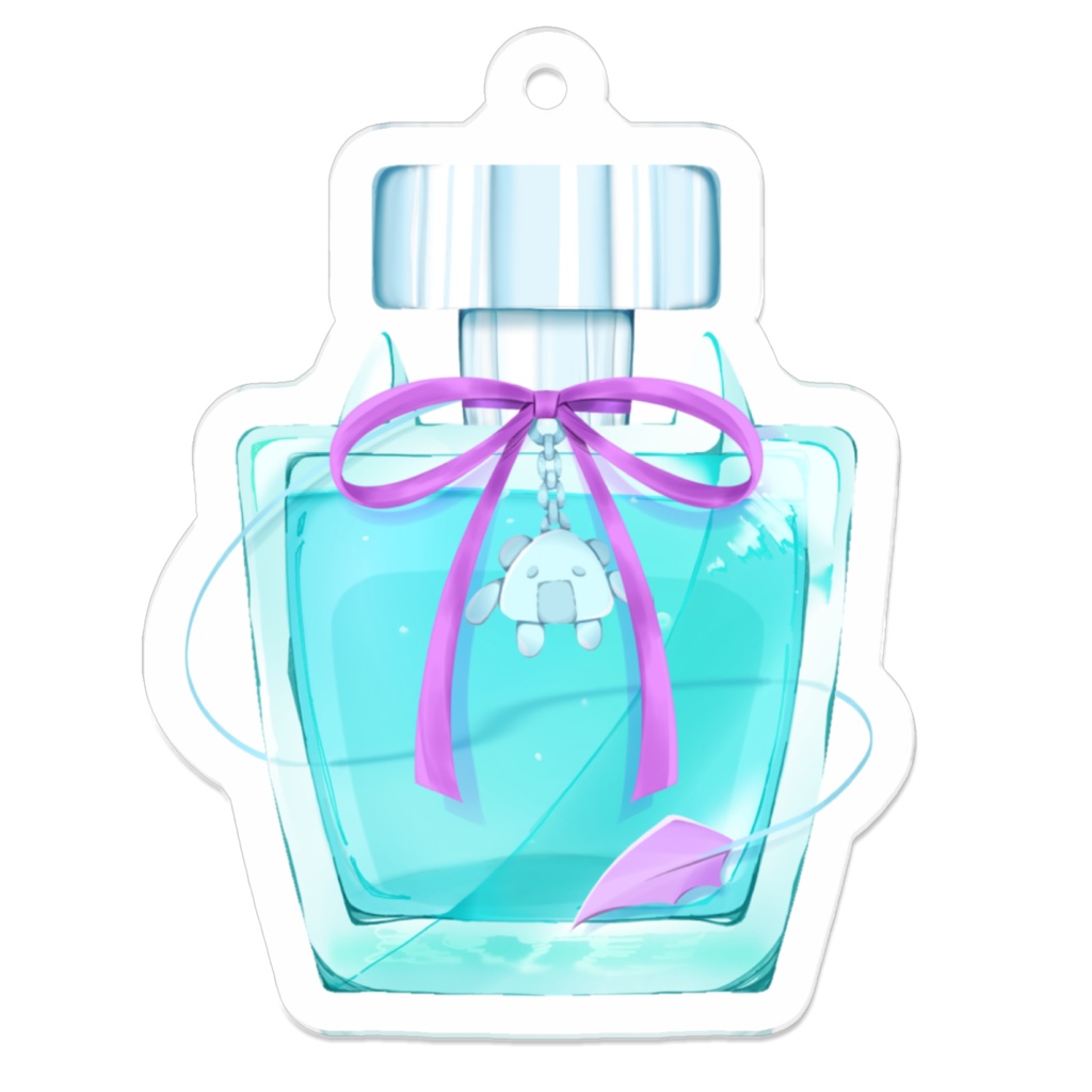 アクリルキーホルダー デルミン - コンパスモチーフコスメ