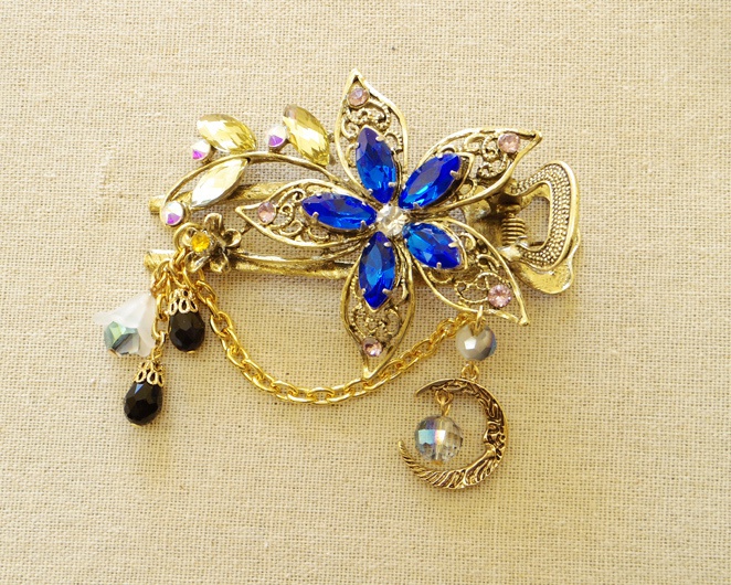 刀剣乱舞【三日月宗近風髪飾り】