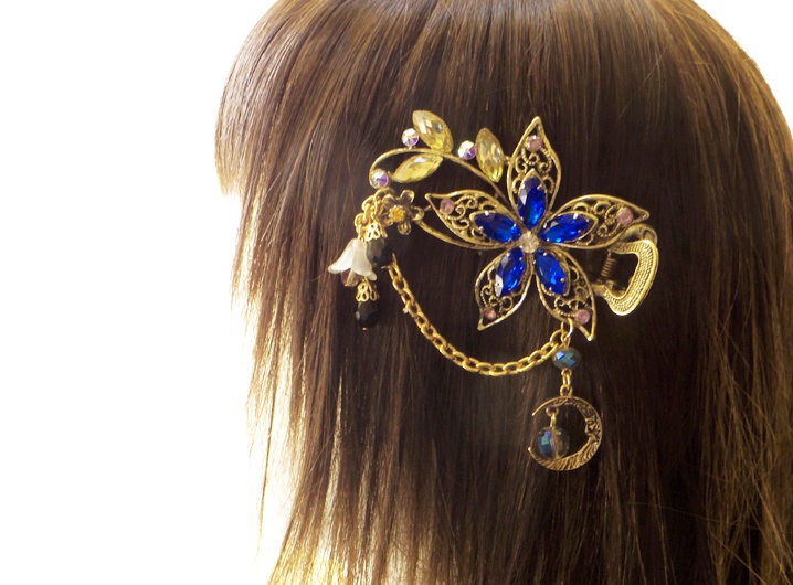 刀剣乱舞【三日月宗近風髪飾り】