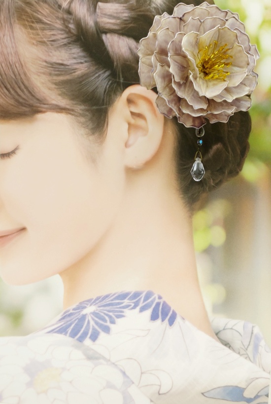 牡丹の簪 -朧紫-