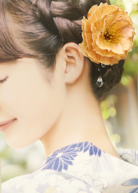 牡丹の簪 -淡紅-