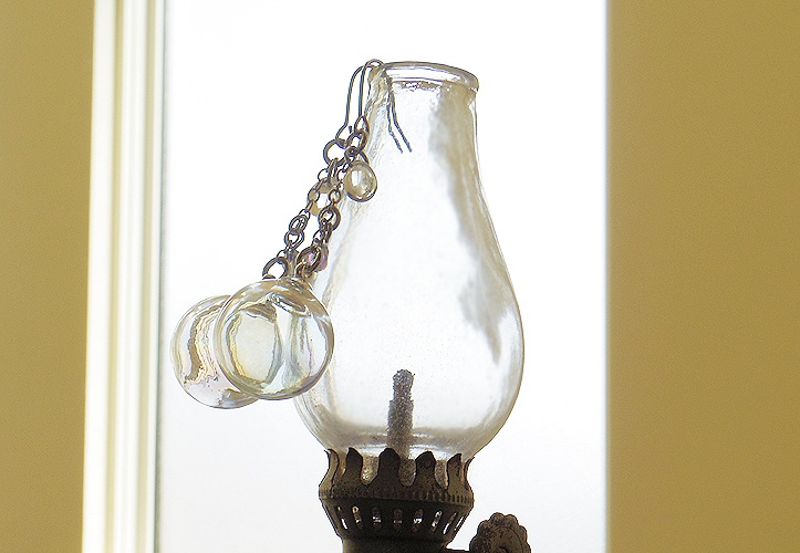 シャボン玉のピアス