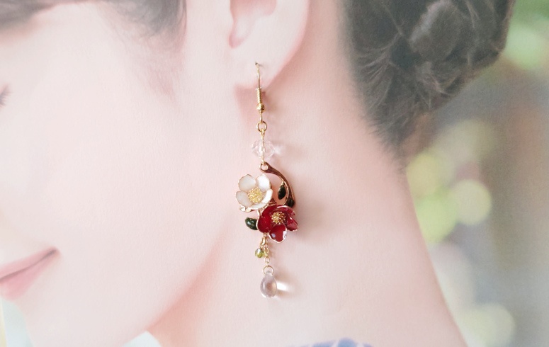 【椿-侘助-】ピアス