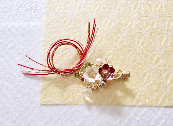 【椿-侘助-】髪飾り