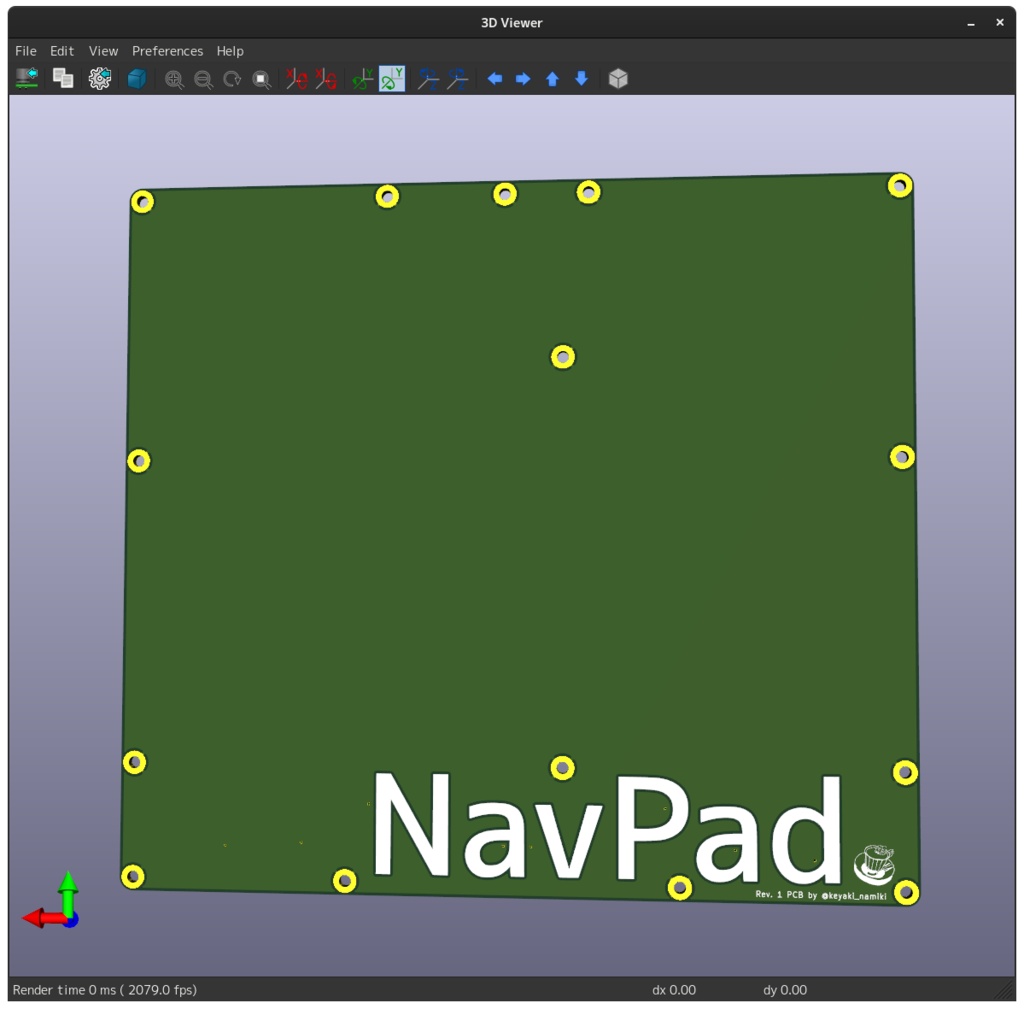 【難易度高め】 NavPad rev.1