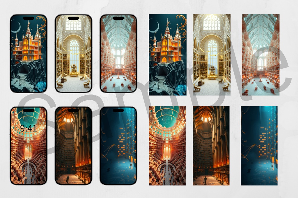 異界の記憶、魔法図書館の断片